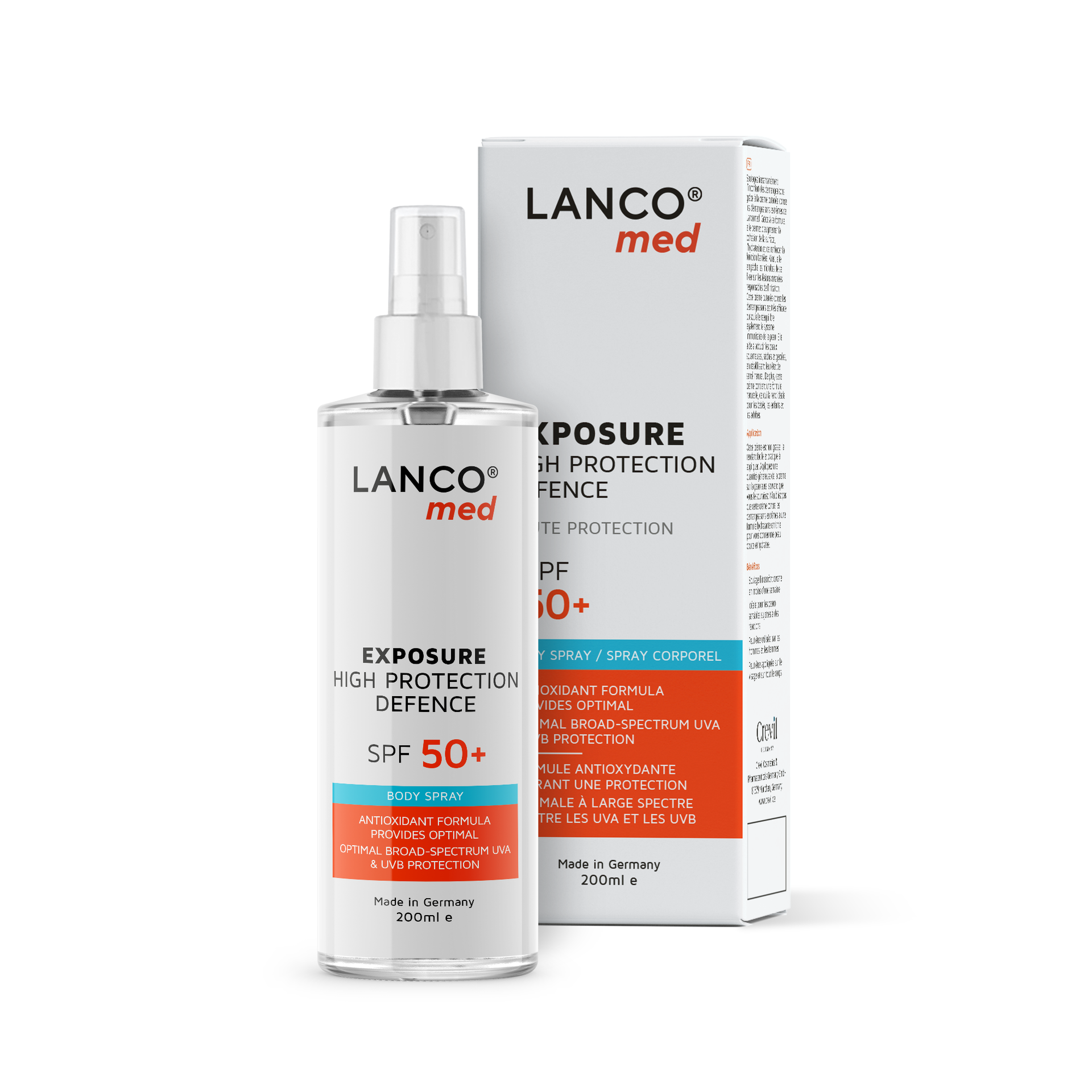 SPF 50+ HIGH PROTECTION BODY SPRAY