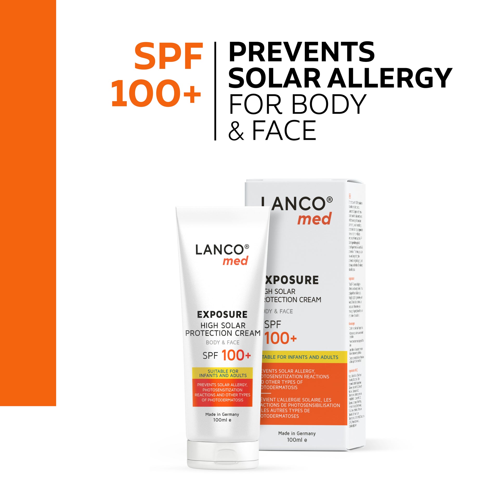 SPF 100+ HIGH SOLAR PROTECTION CREAM
