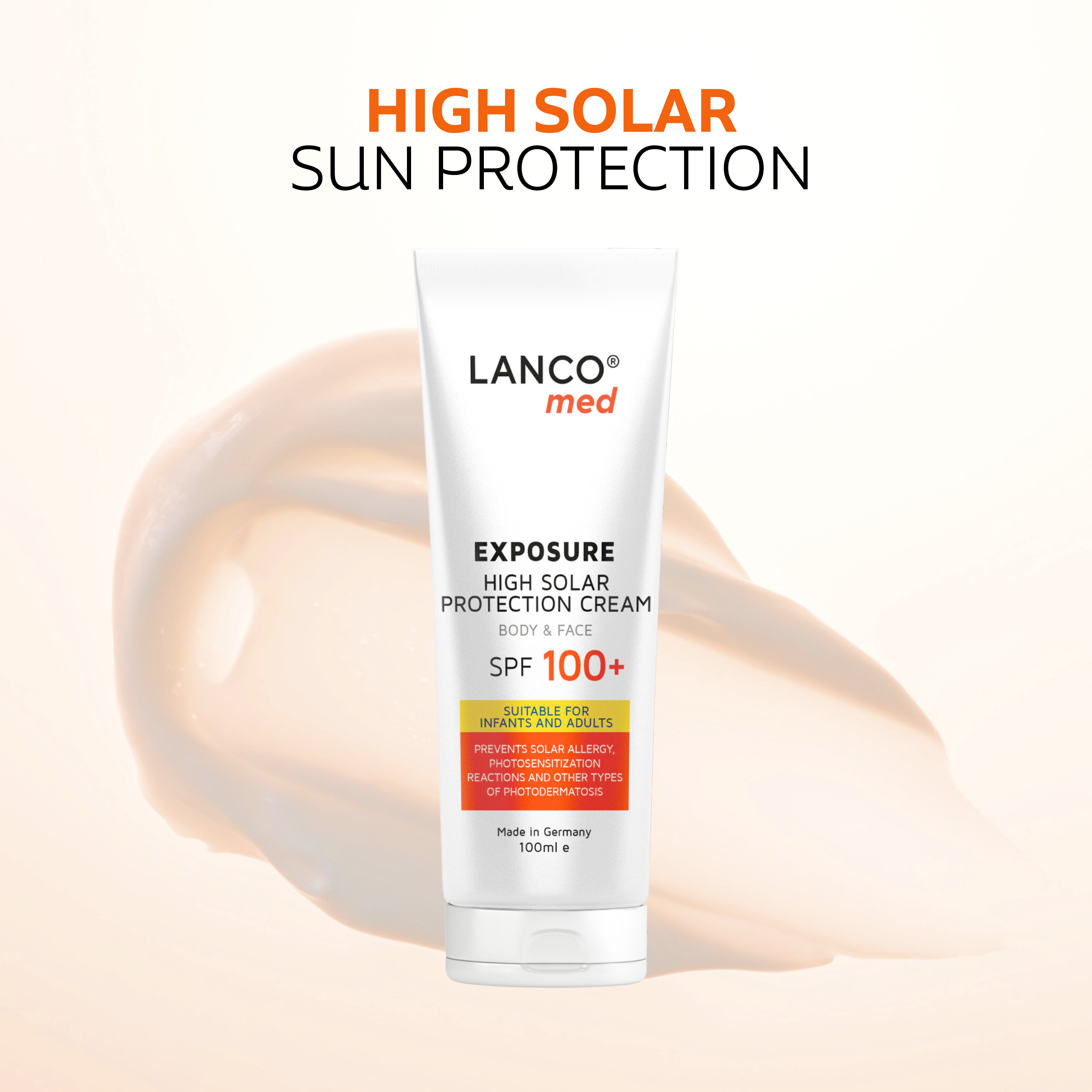 SPF 100+ HIGH SOLAR PROTECTION CREAM